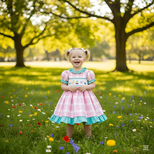 Hand Smocked Sunday Best - Noah’s Ark - Hand Smocked Dress