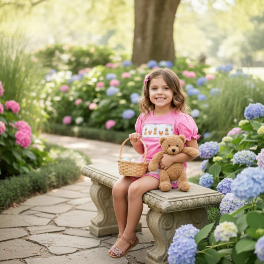 Hand Smocked Story Book - Peter Rabbit - Hand Smocked Girls Set