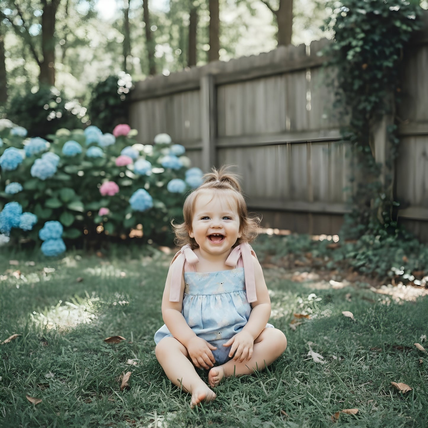 Grandmillennial Easter Bunny Girl Bubble