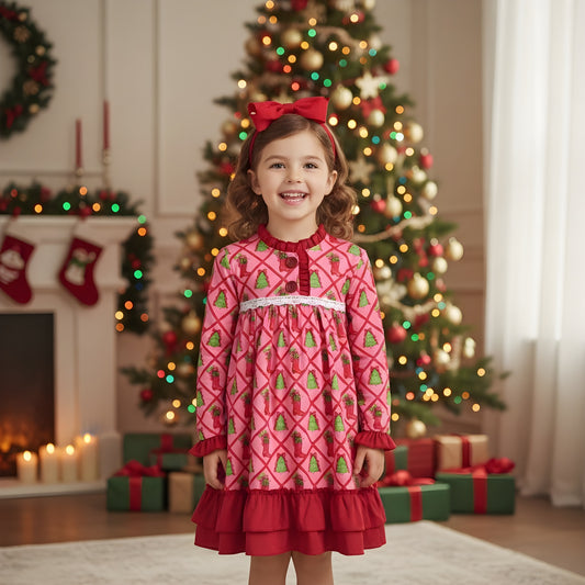 Cow Girl Christmas Nightgown
