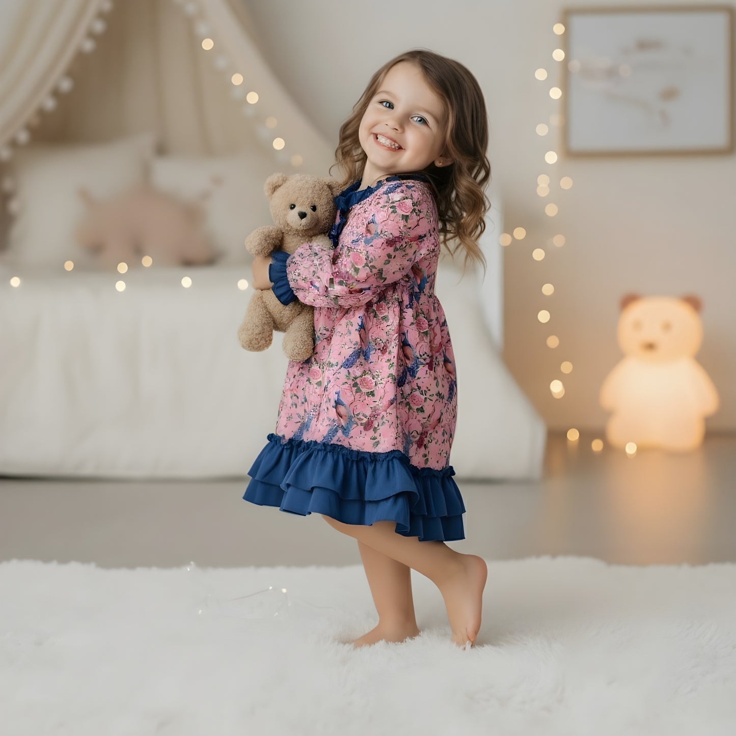 Grandmillennial Peacock Nightgown