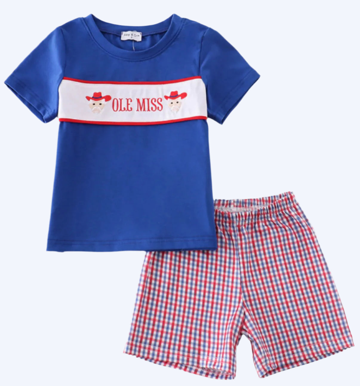 BOYS OLE MISS SHORT SET