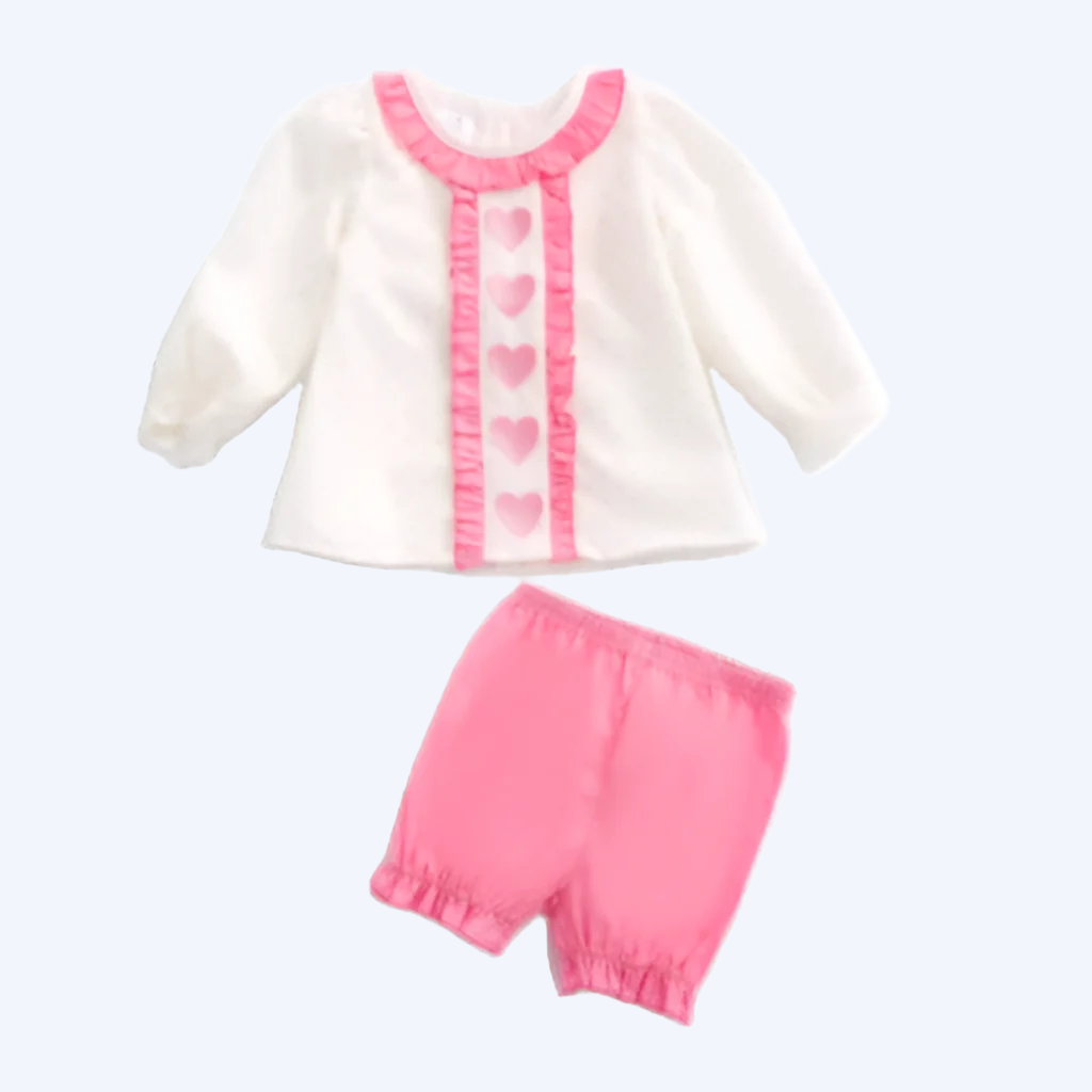 VALENTINES HEARTS BLOOMER SET - EMBROIDERY APPLIQUÉ