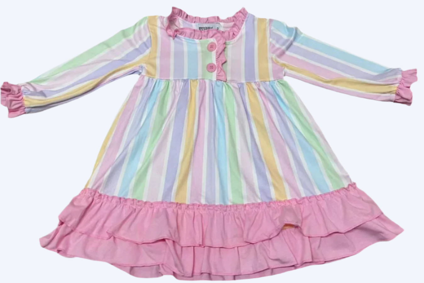 PREPPY PASTEL STRIPE DREAMS NIGHTGOWN