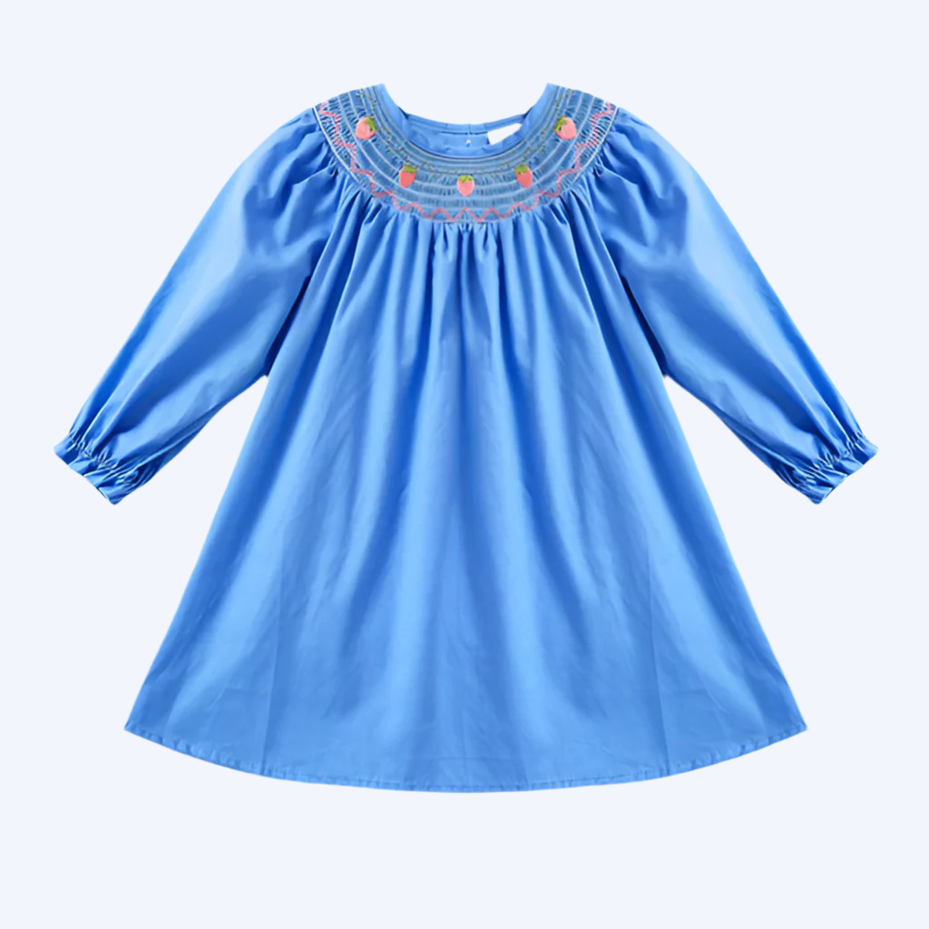 SPRING - STRAWBERRY FIELDS - SMOCKED DRESS