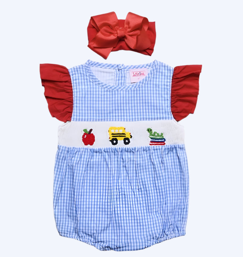 Back to School - Hand Smocked - Bubble