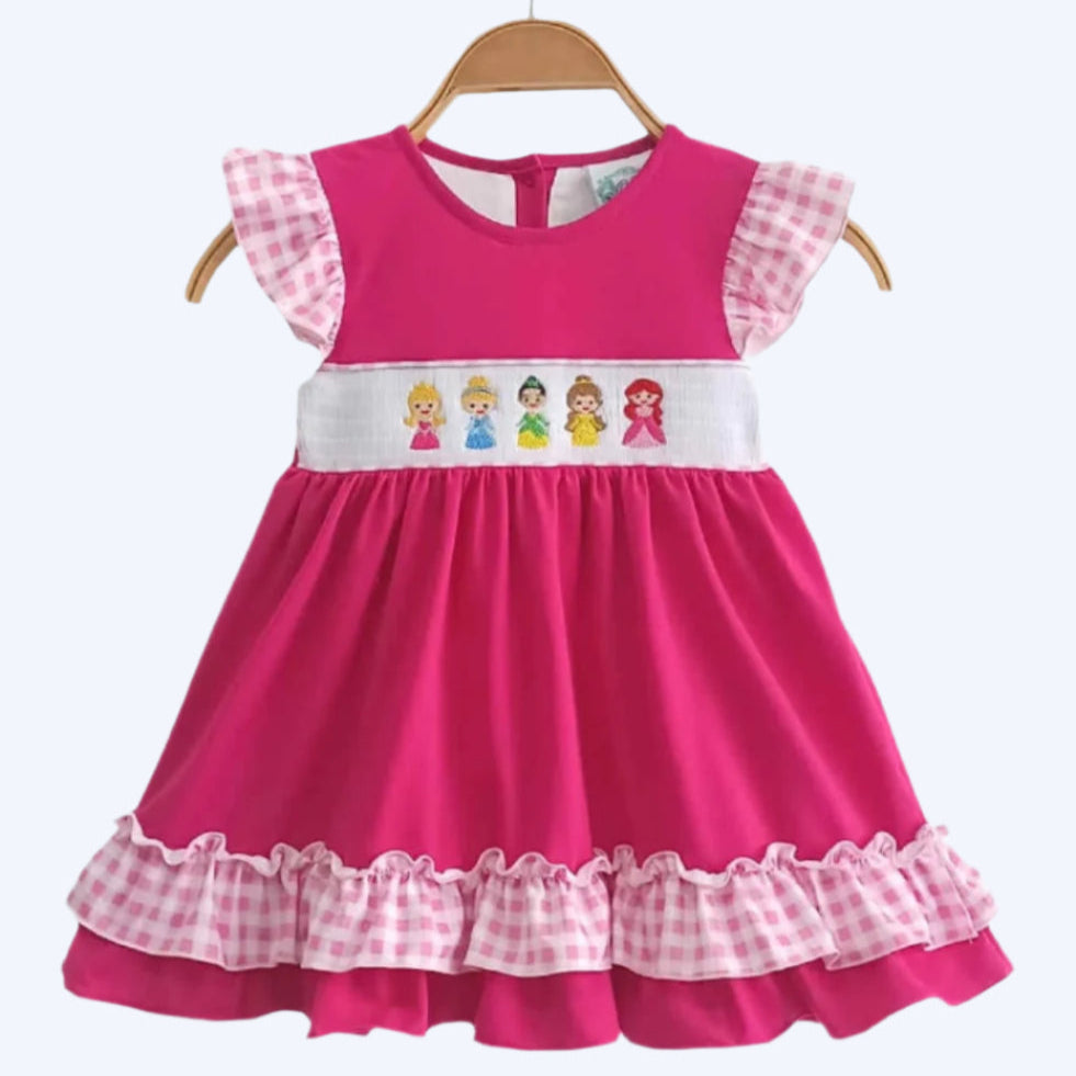 PINK PRINCESS SMOCKED DRESS – SWEET, PLAYFUL & PICTURE-PERFECT
