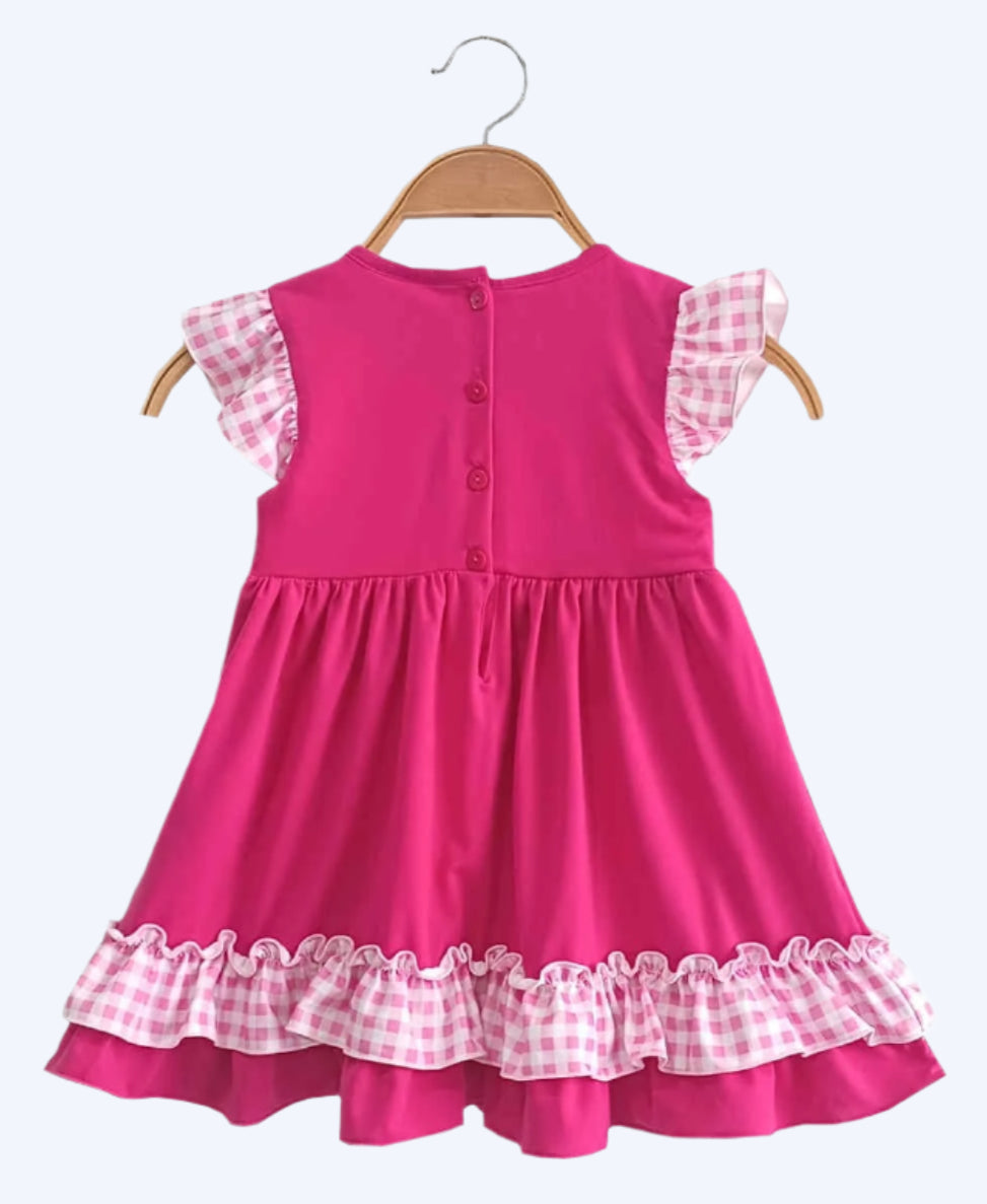 PINK PRINCESS SMOCKED DRESS – SWEET, PLAYFUL & PICTURE-PERFECT