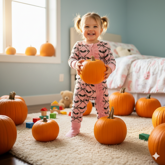 Get Batty For Bows Pajamas Onesie Ruffle Butt Sleeper