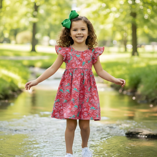 THANKSGIVING PUMPKIN PATCH - TWIRL DRESS