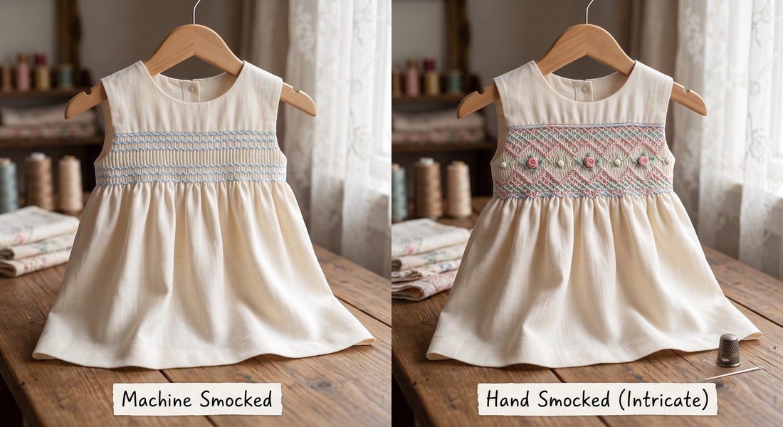Machine Smocked vs Hand Smocked Clothing: What’s the Difference?