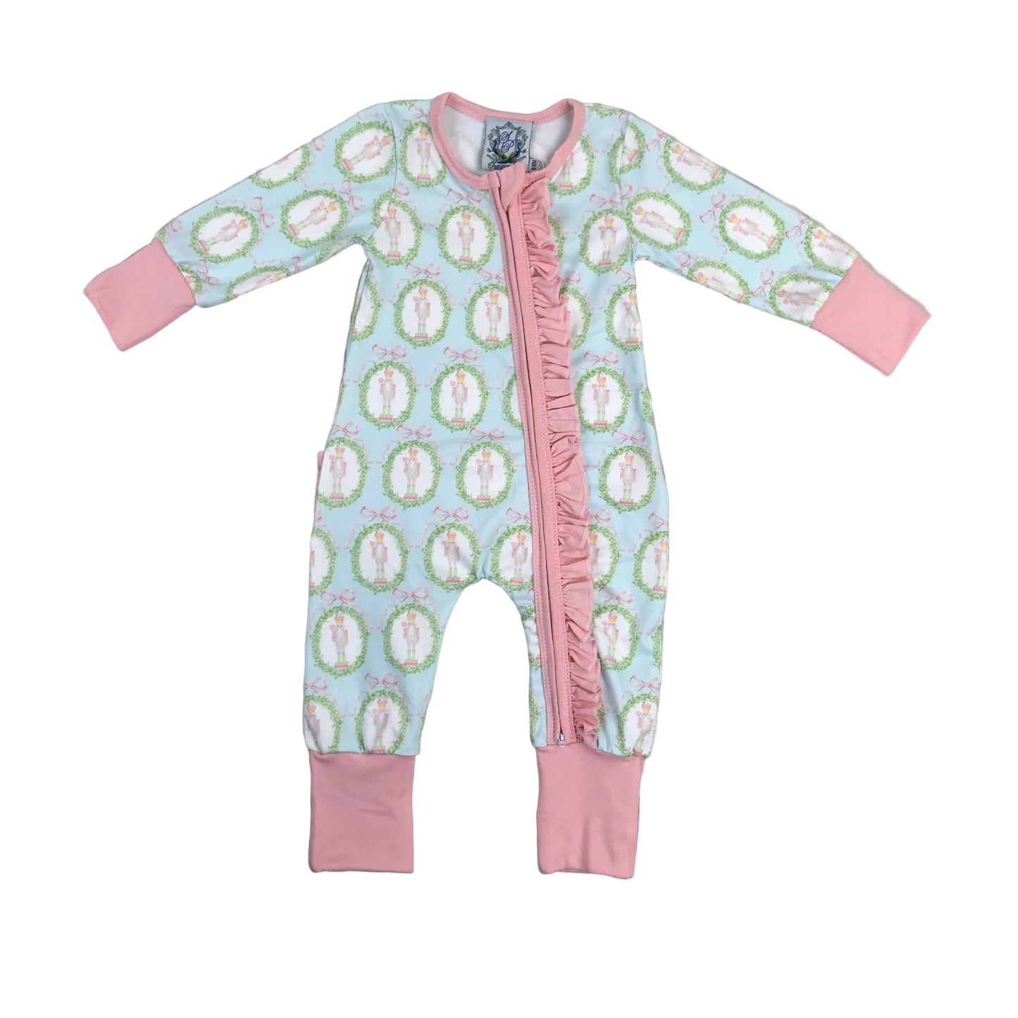 Nutcracker Ballet Aqua Blue & Pink Zippy