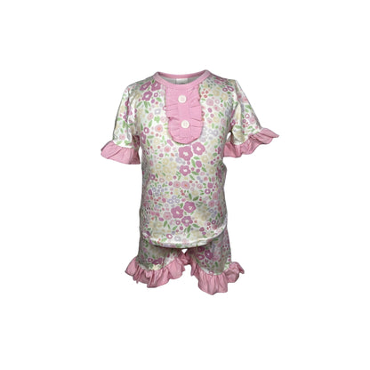 EVERLY’S FLOWERS PAJAMA SHORTS SET