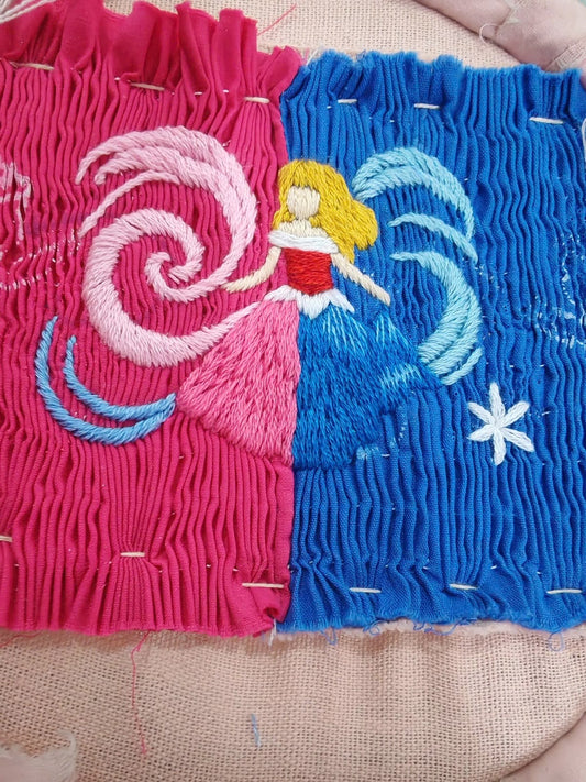 Fight of the Fairies Princess Smocked Girls Set