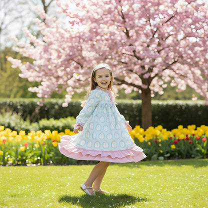 Nutcracker Ballet Aqua Blue & Pink Nightgown