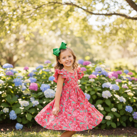 Thanksgiving Pumpkin Patch - Twirl Dress