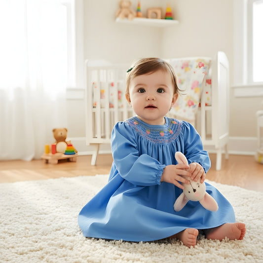 SPRING - STRAWBERRY FIELDS - SMOCKED DRESS