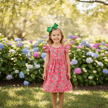 THANKSGIVING PUMPKIN PATCH - TWIRL DRESS