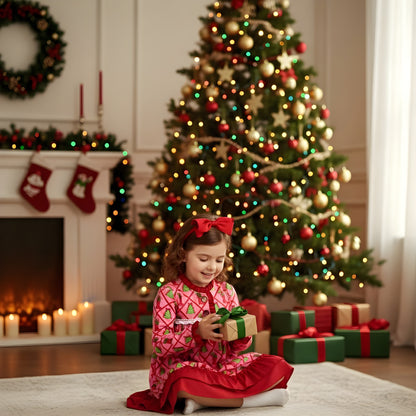 Cow Girl Christmas Nightgown