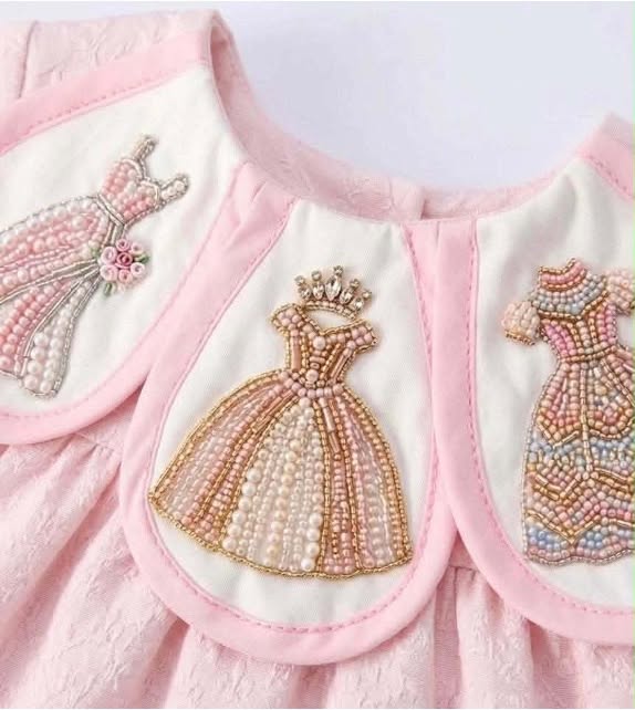 Heirloom Embellished Hand Beaded and Stone Princess Dress