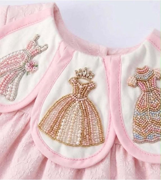 Heirloom Embellished Hand Beaded and Stone Princess Bubble