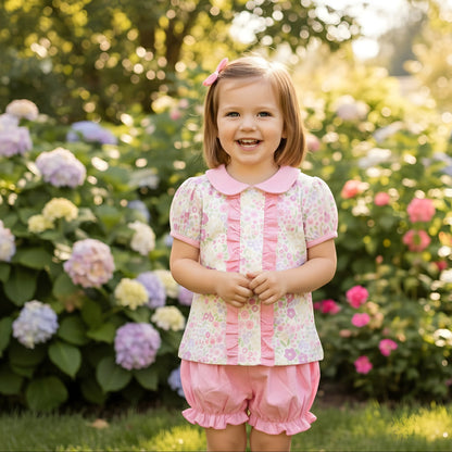EVERLY’S FLOWERS SHORTS SET