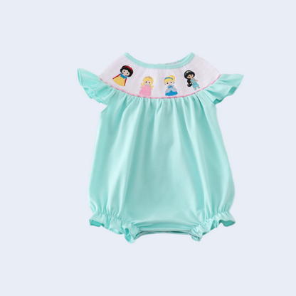 MAGICAL - PRINCESS GINGHAM EMBROIDERED BUBBLE