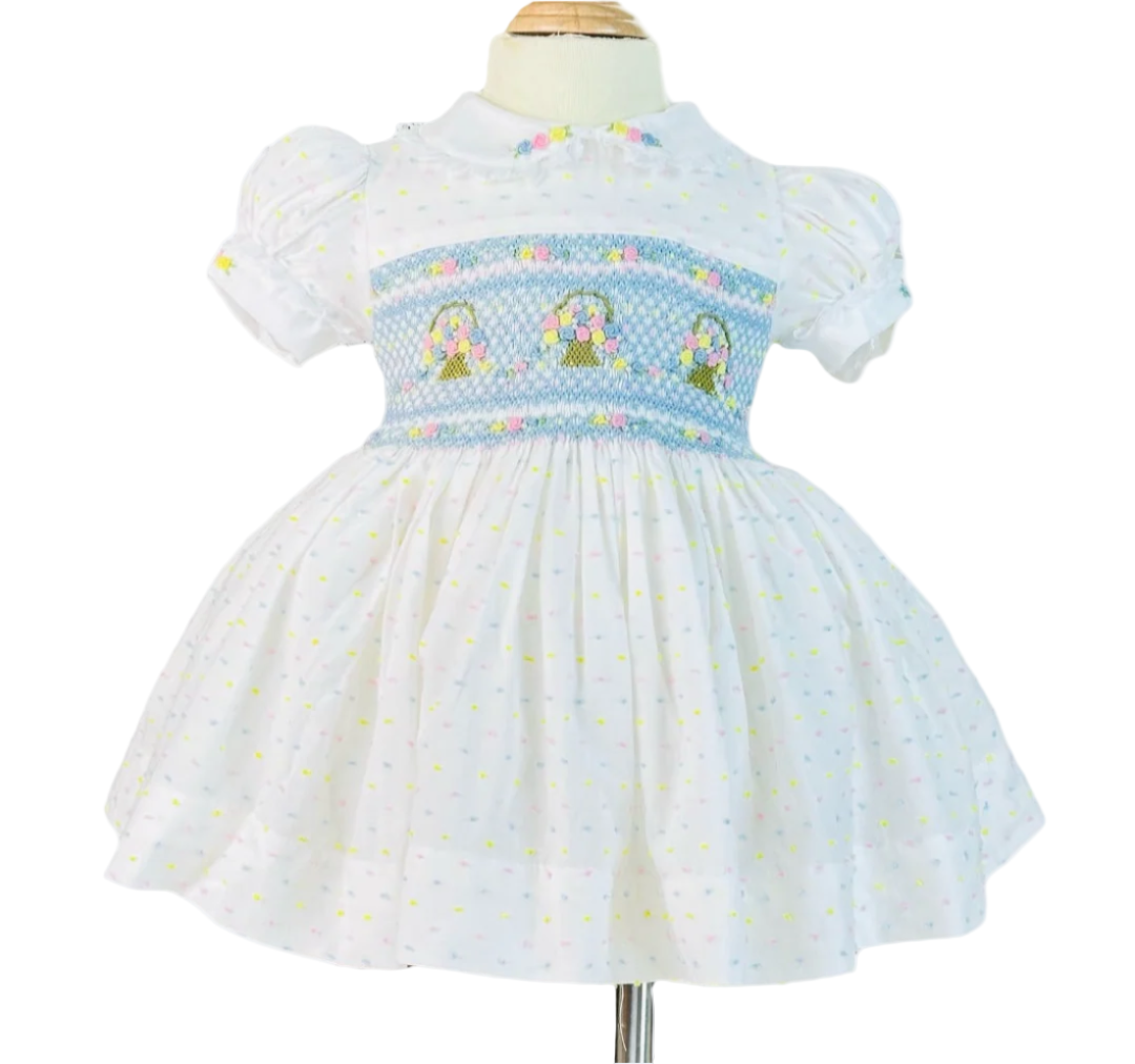 Pascua Floral Handsmocked Dress main image 1