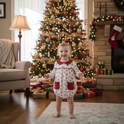 Christmas Bow And Pearl Bubble