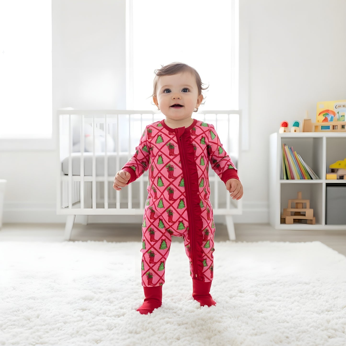 Cow Girl Christmas Zippy