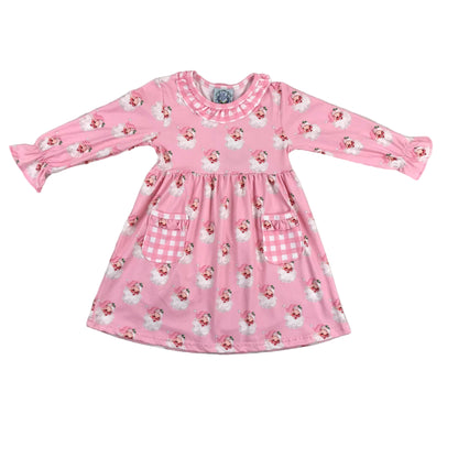 Vintage Santa Pink Dress