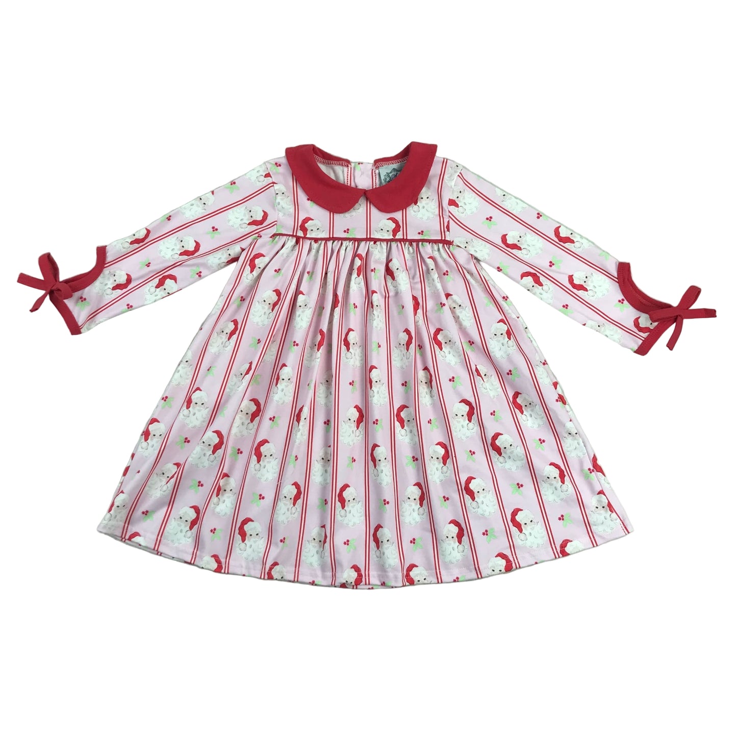 Classic Santa Long Sleeve Girls Dress