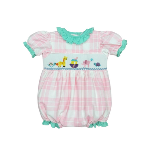 Hand Smocked Sunday Best - Noah’s Ark - Hand Smocked Bubble