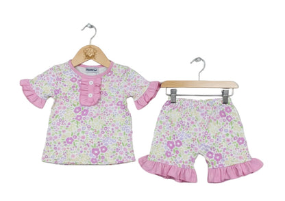 Everly’s Flowers Play Shorts Set