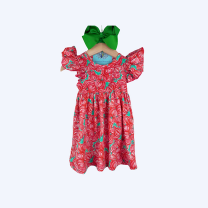 THANKSGIVING PUMPKIN PATCH - TWIRL DRESS