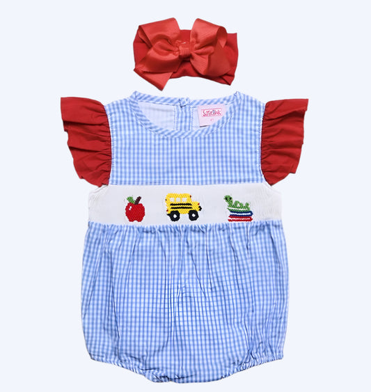 Back to School - Hand Smocked - Bubble