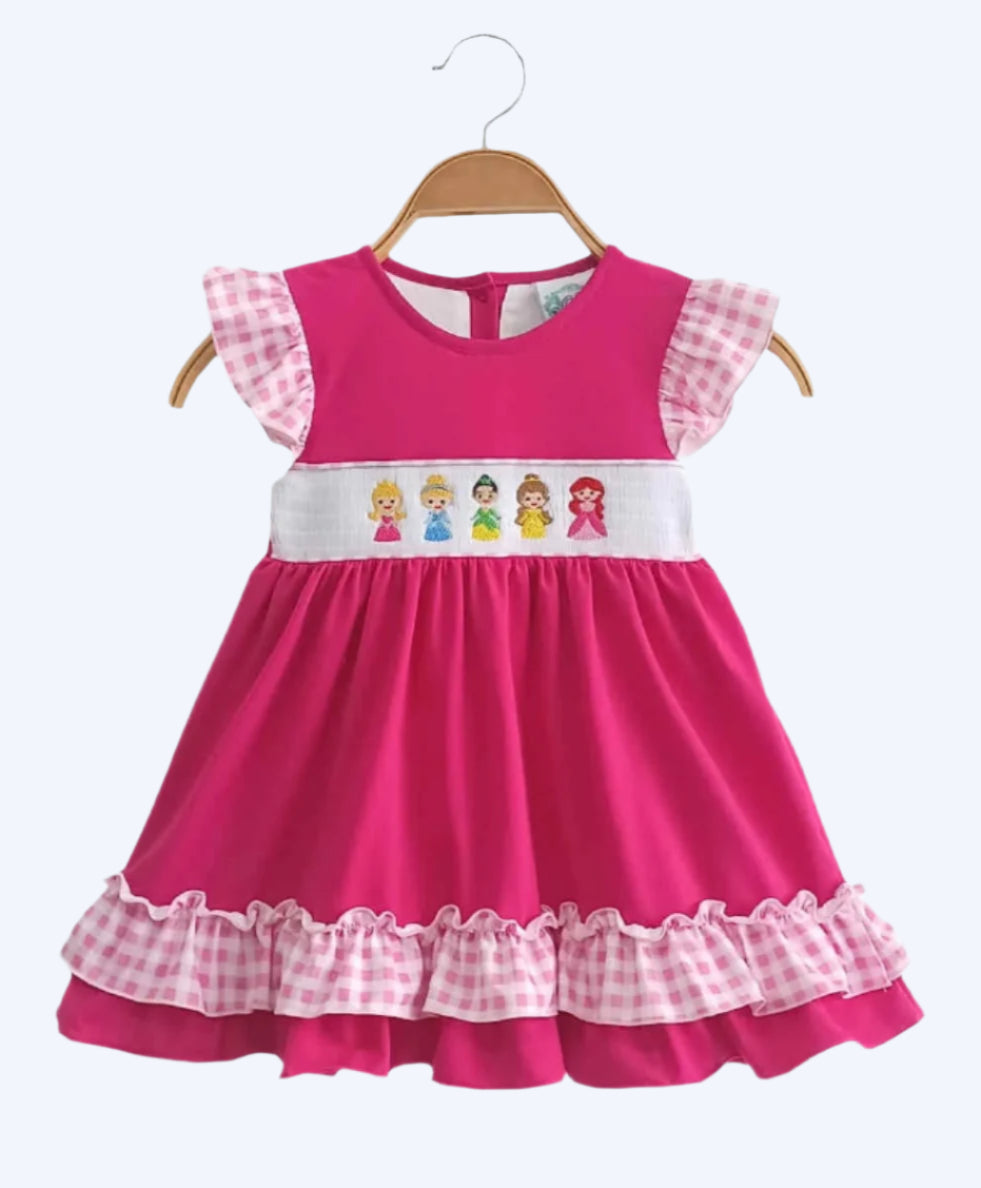 PINK PRINCESS SMOCKED DRESS – SWEET, PLAYFUL & PICTURE-PERFECT