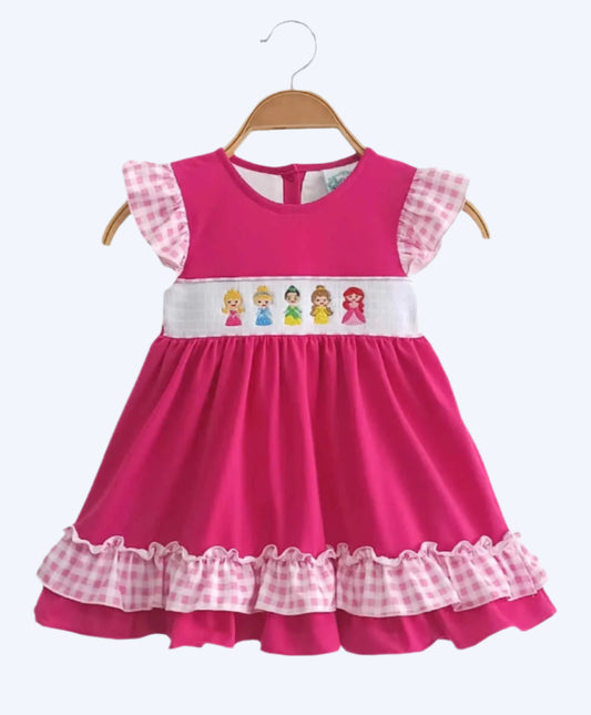 PINK PRINCESS SMOCKED DRESS – SWEET, PLAYFUL & PICTURE-PERFECT