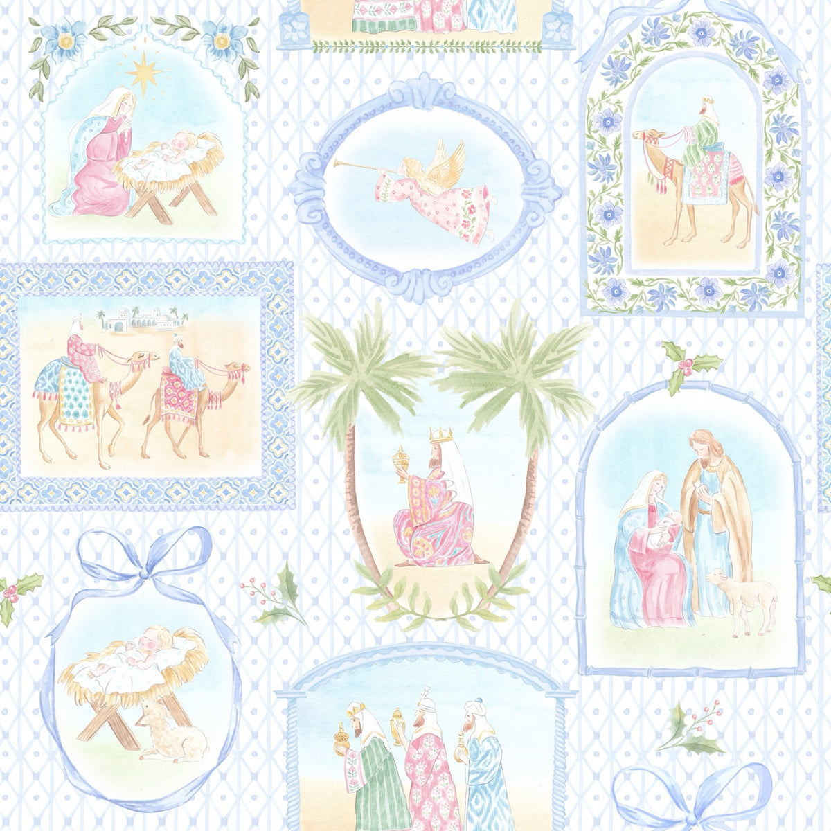 Nativity Story Two-Way Zip Bamboo Sleeper – Light Blue