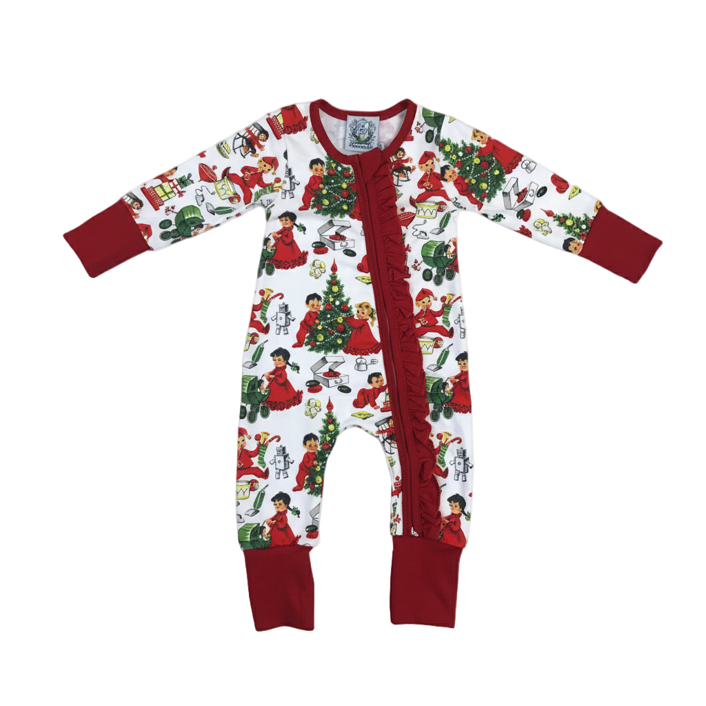 Antique Christmas Morning Child's Play Zippy