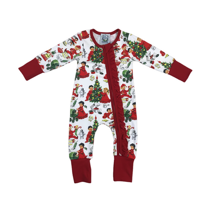 Antique Christmas Morning Child's Play Zippy