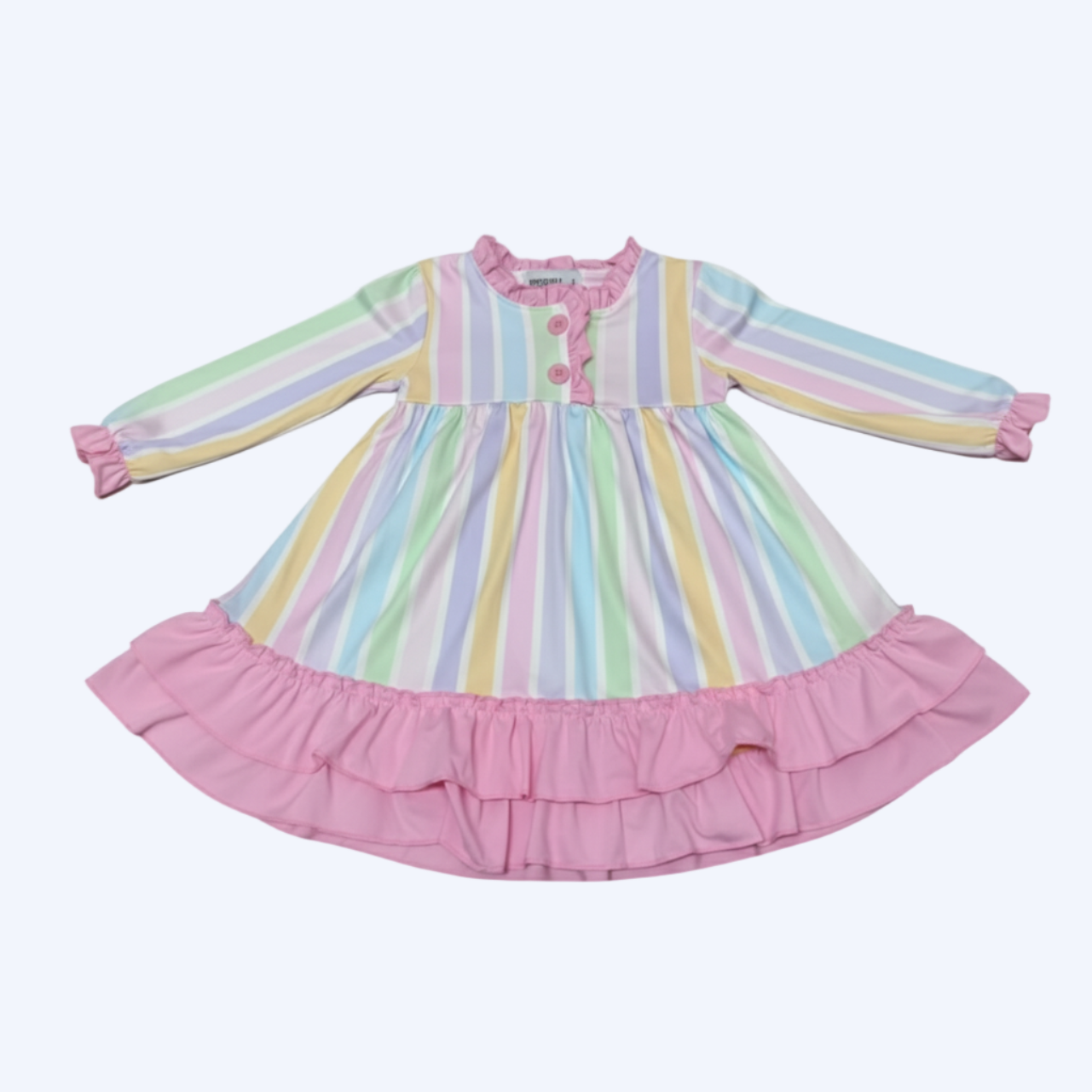 PREPPY PASTEL STRIPE DREAMS NIGHTGOWN