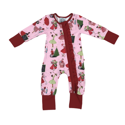 Vintage 50's Christmas Ladies - Girls Zippy