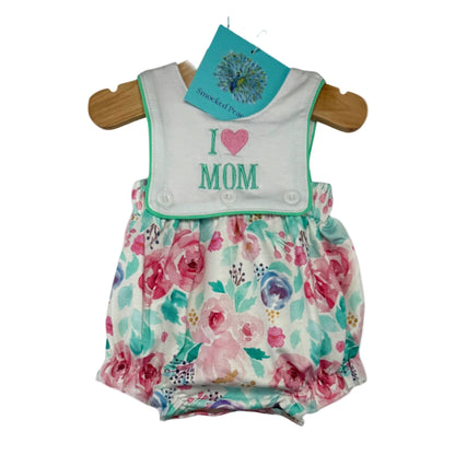 I LOVE MOM - EMBROIDERED BUBBLE