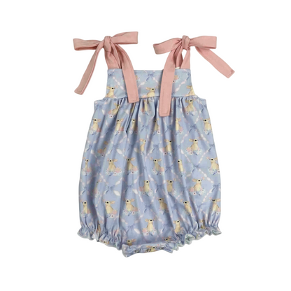 Grandmillennial Easter Bunny Girl Bubble