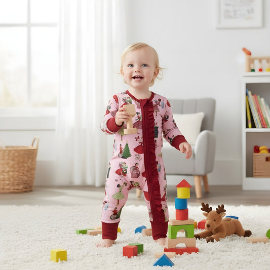 Vintage 50's Christmas Ladies - Girls Zippy