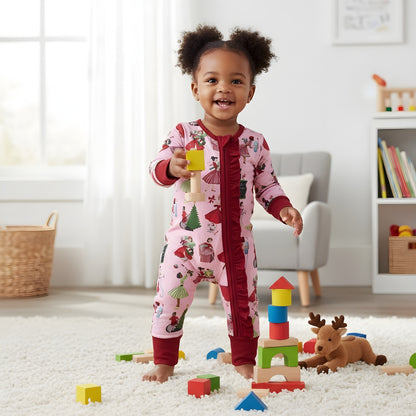 Vintage 50's Christmas Ladies - Girls Zippy