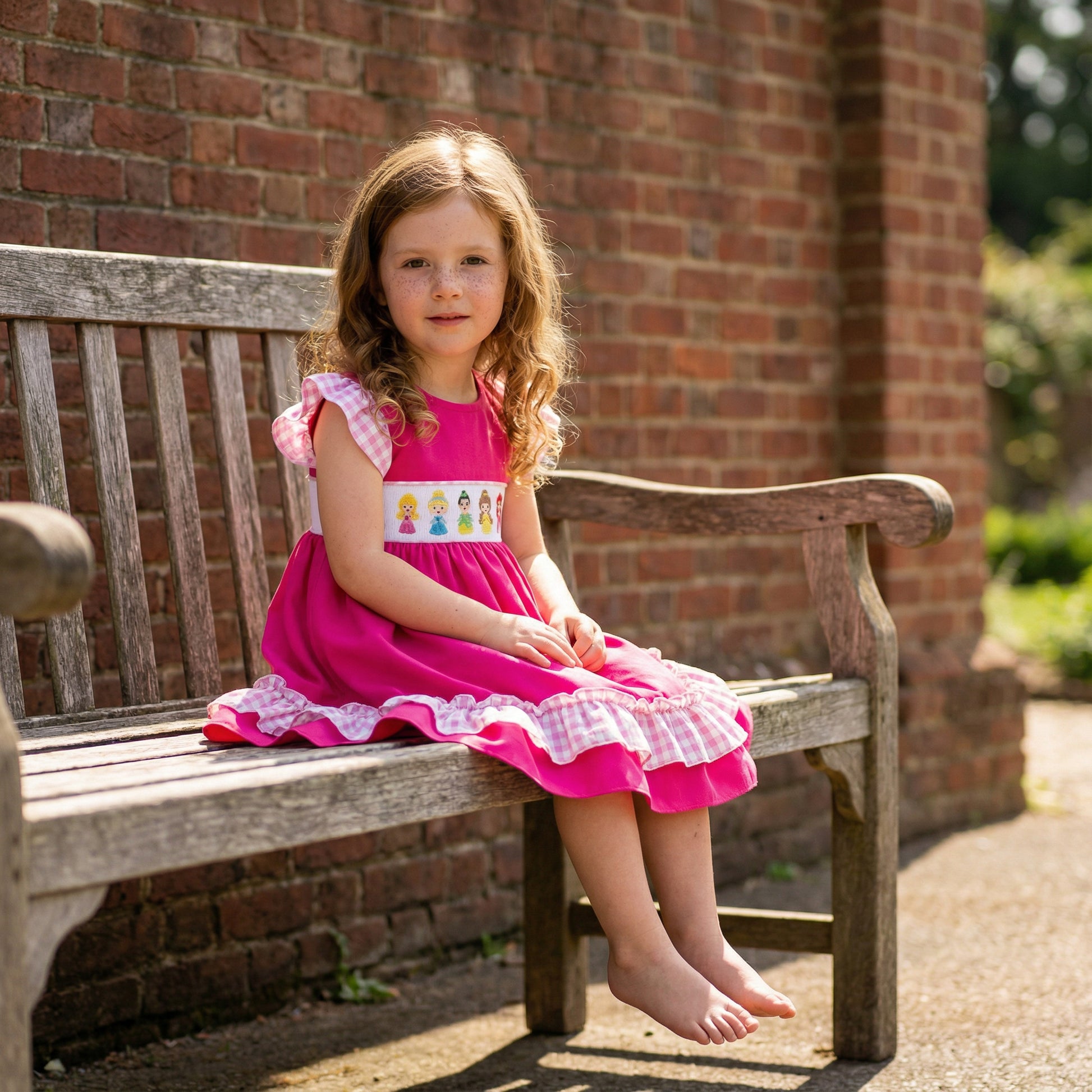 Pink Princess Smocked Dress